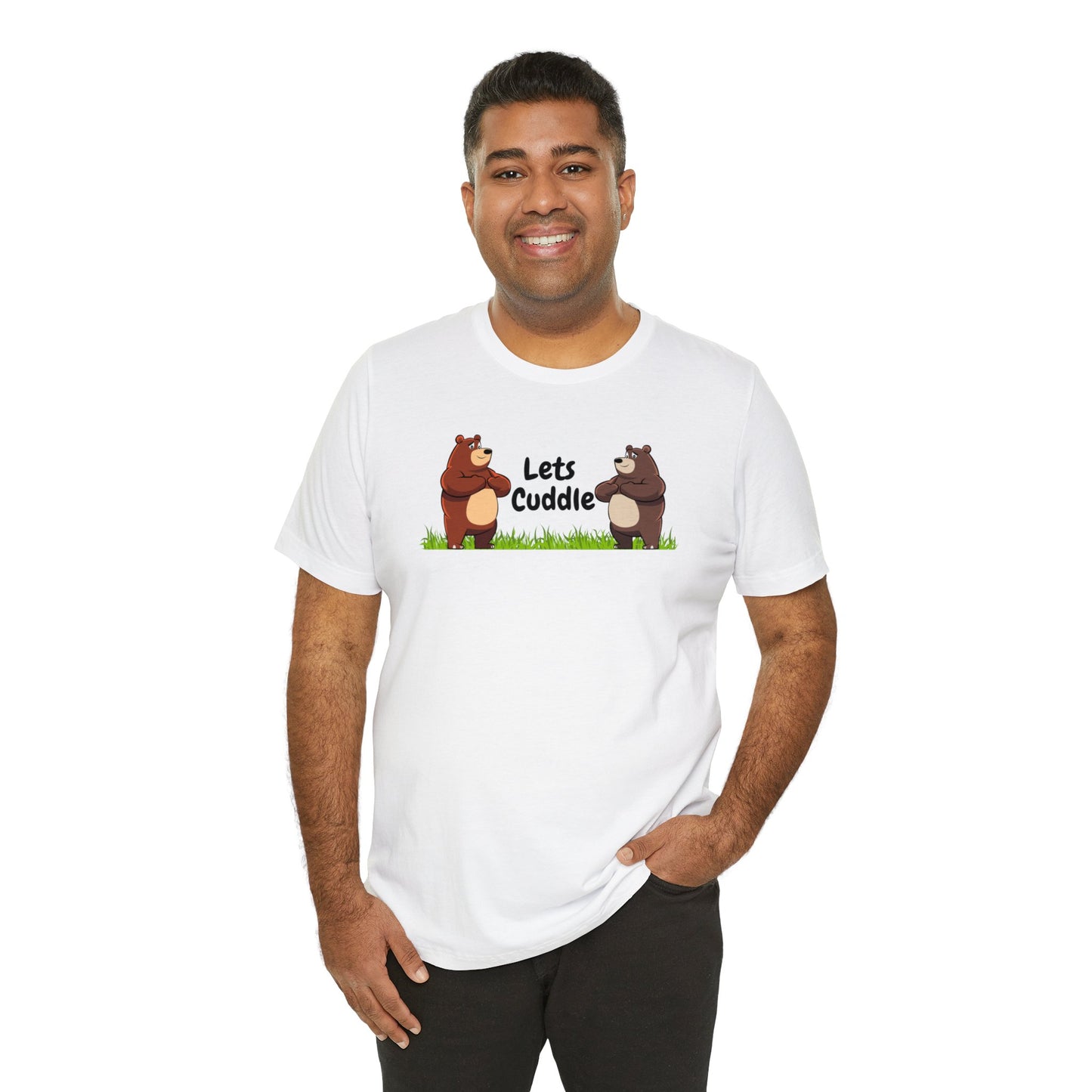 Let's Cuddle Gay Pride T-Shirt - Adorable Gay Bears Embracing LGBTQ+ Love - Gay Bear Pride Shirt