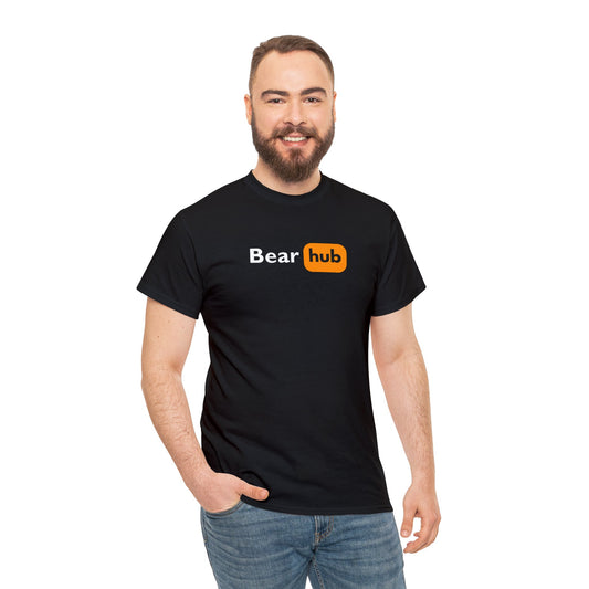 Gay Bear Hub Pride T-Shirt. Gay Pride Parody Porn Hub Tee. Awesome Gay Bear Shirt for Bear Events or Pride Parties. Great LGBTQ gift.