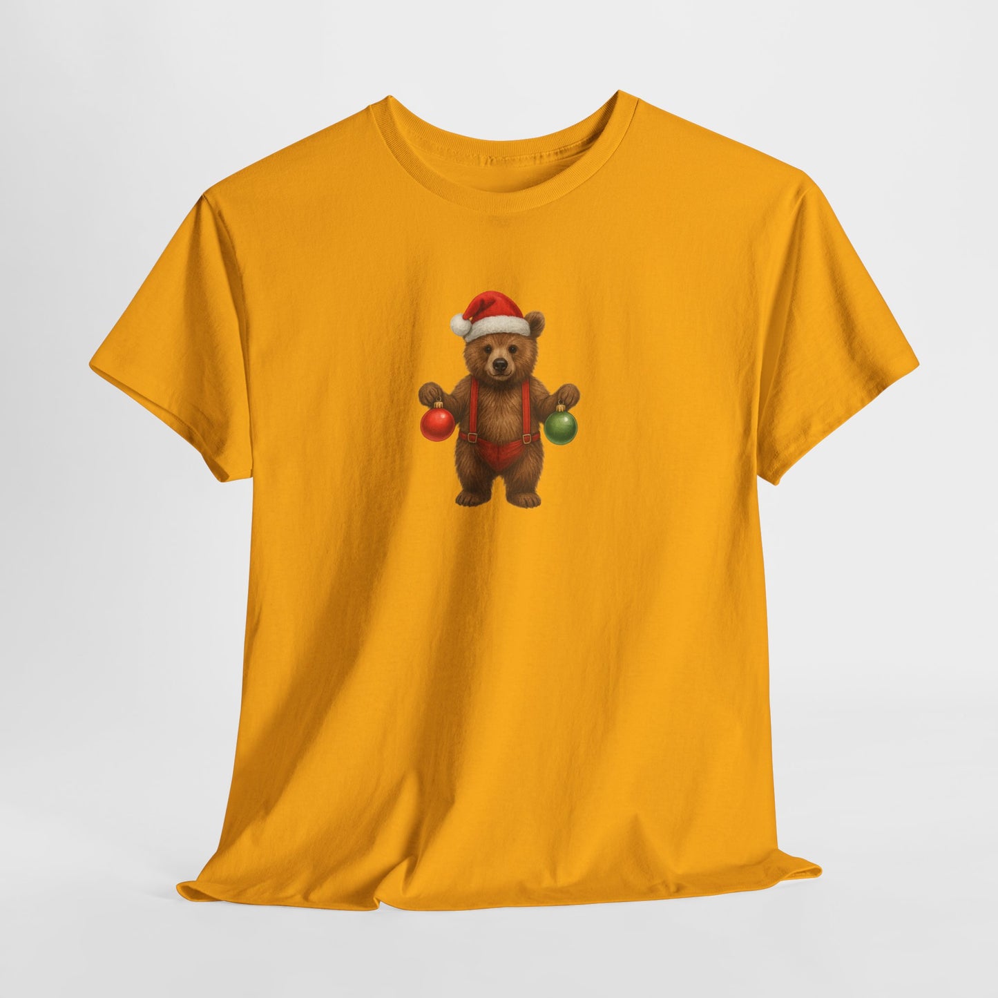 Festive Bear Ornament Tee – Holiday Cheer Edition