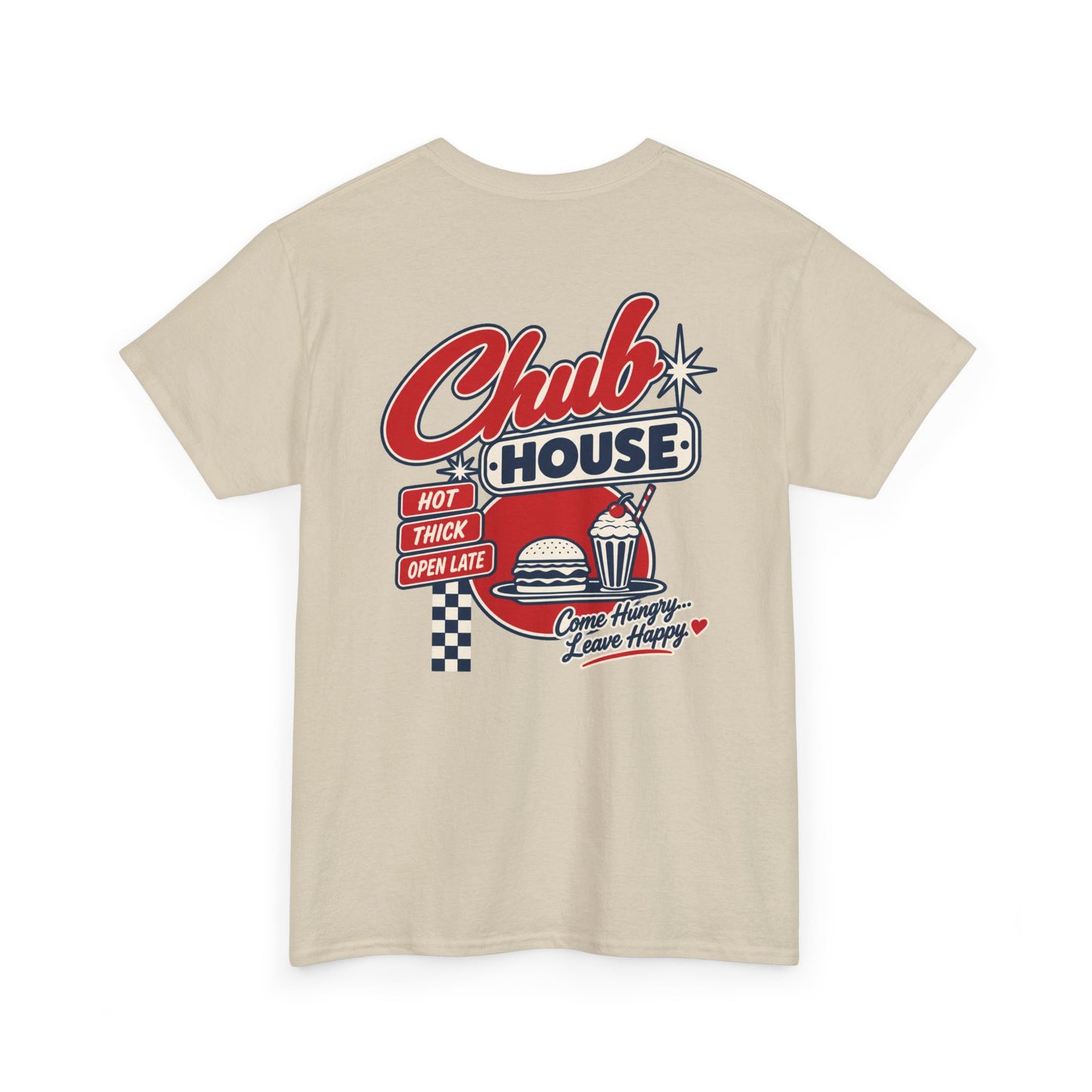 Chub House – Hot, Thick & Open Late | Retro Bear Diner T-Shirt