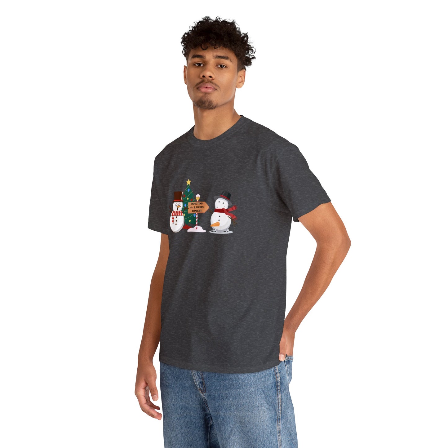 Expecting 6-8 Inches Snowman Shirt