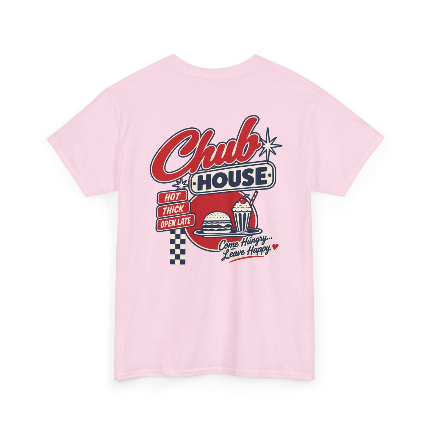Chub House – Hot, Thick & Open Late | Retro Bear Diner T-Shirt