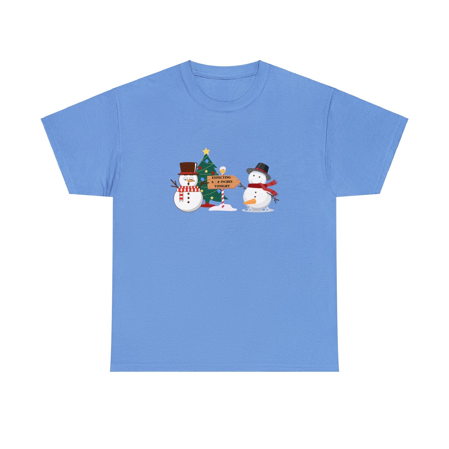 Expecting 6-8 Inches Snowman Shirt