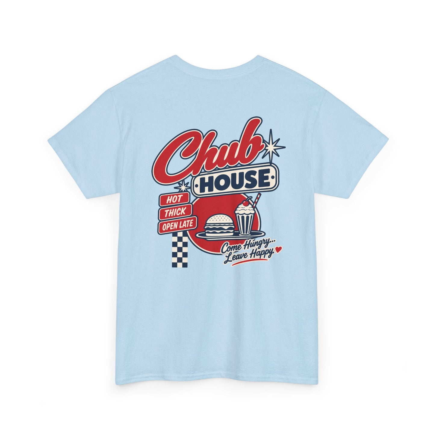Chub House – Hot, Thick & Open Late | Retro Bear Diner T-Shirt