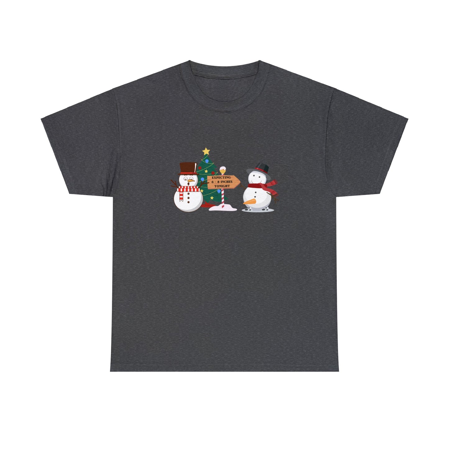 Expecting 6-8 Inches Snowman Shirt