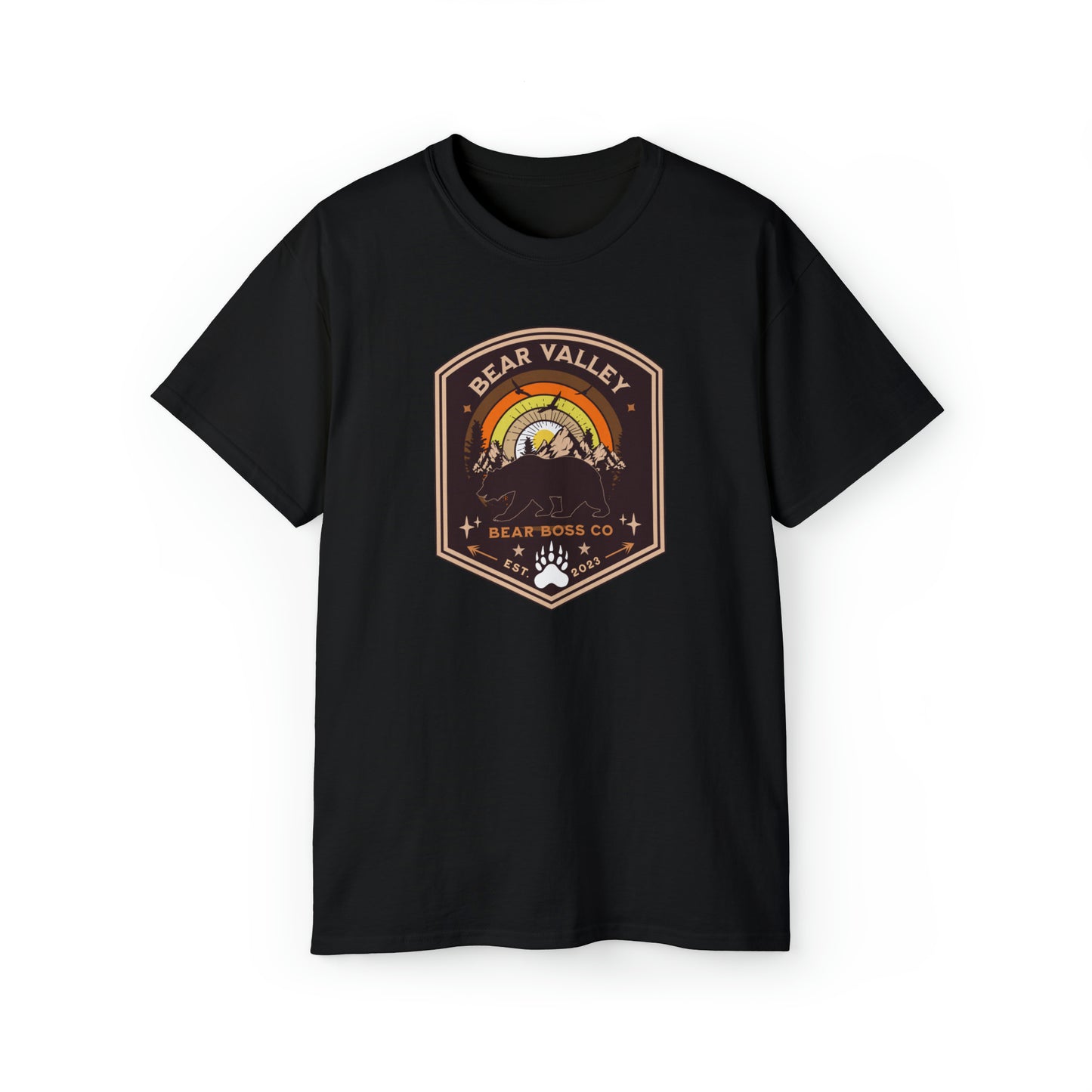 Bear Valley T-Shirt. Furry Gay Bear Pride Shirt. Shirt For Gay Bear Events. Gay Bear Shirt.