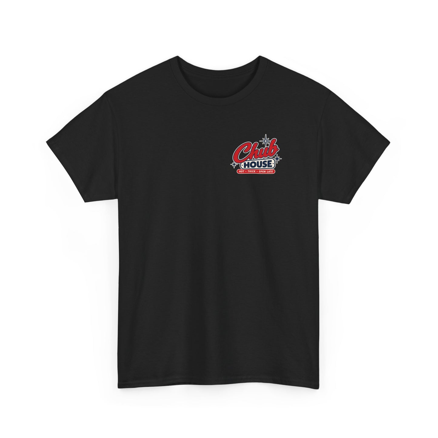 Chub House – Hot, Thick & Open Late | Retro Bear Diner T-Shirt