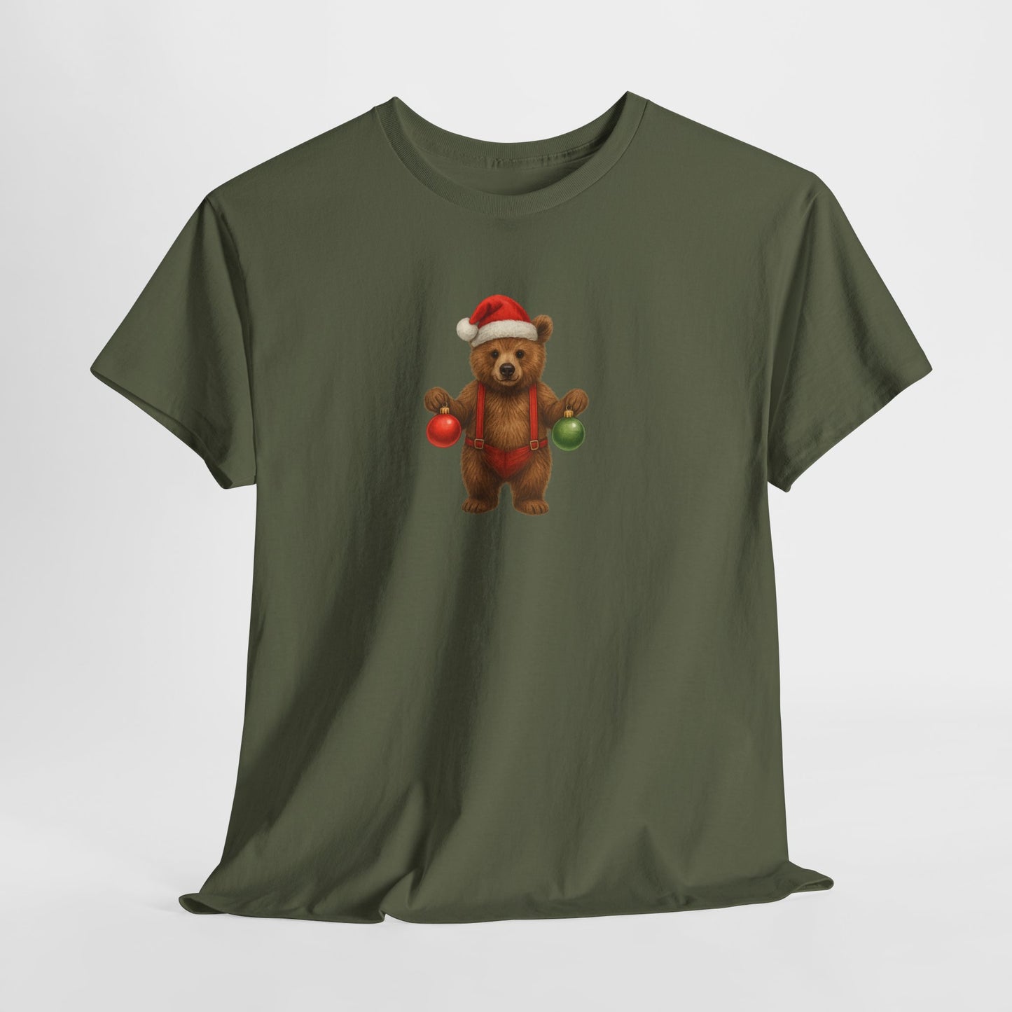 Festive Bear Ornament Tee – Holiday Cheer Edition