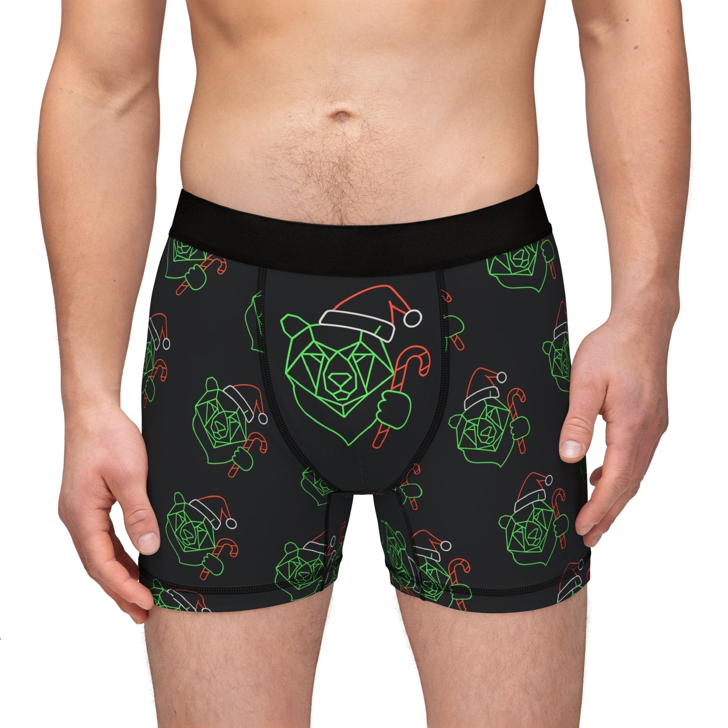 Under the Mistlebear Boxer Briefs – Neon Holiday Edition