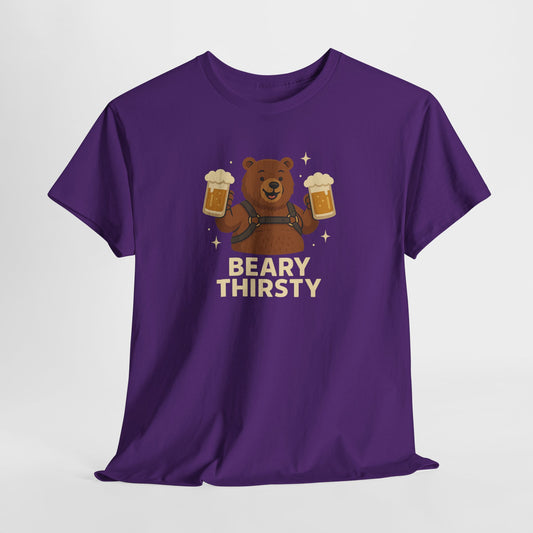 Beary Thirsty T-Shirt – Funny Gay Bear Harness Beer Tee