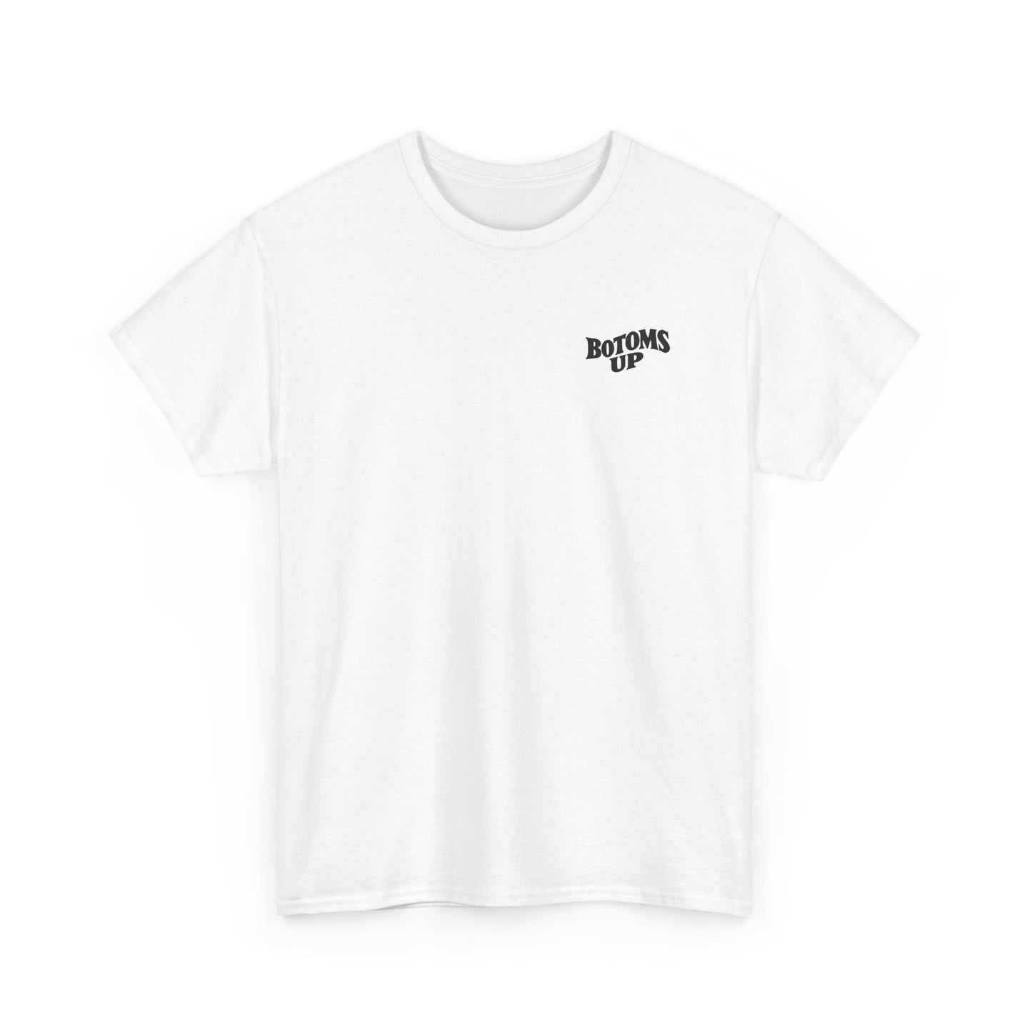 Bottoms Up Social Club T-Shirt – Funny Queer Streetwear, LGBTQ+ Pride Tee, Bear & Daddy Shirt, Gay Club Graphic Tee