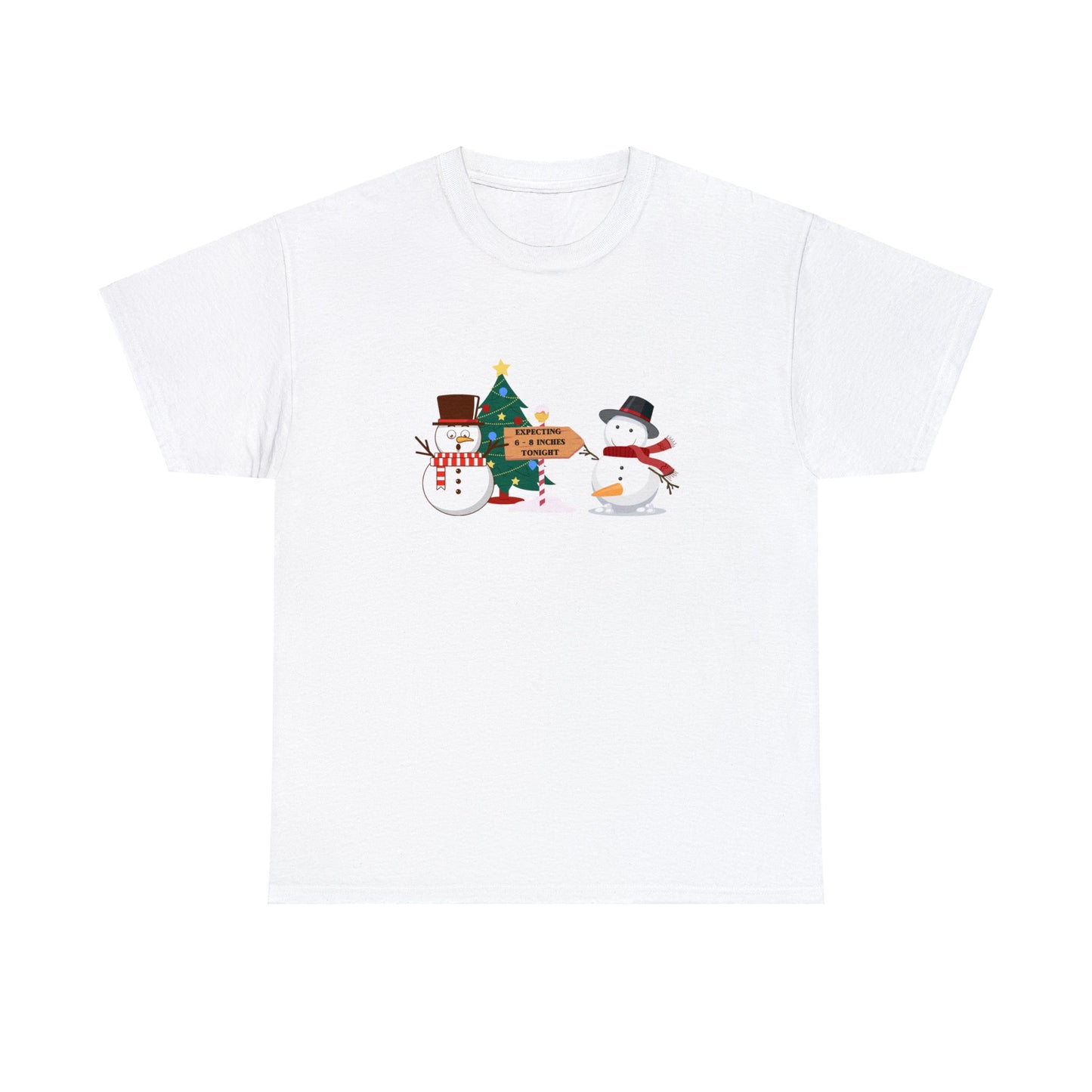 Expecting 6-8 Inches Snowman Shirt