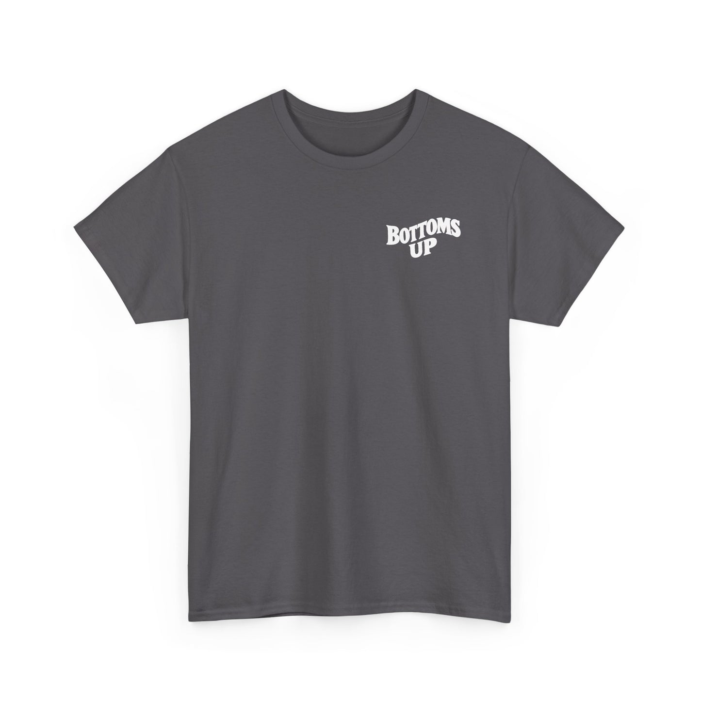 Bottoms Up Social Club T-Shirt – Funny Queer Streetwear, LGBTQ+ Pride Tee, Bear & Daddy Shirt, Gay Club Graphic Tee