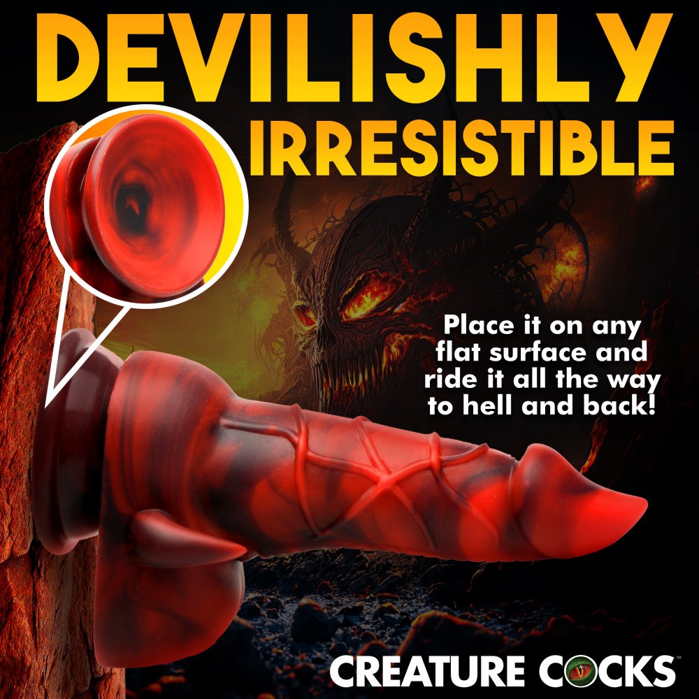 Horny Devil Demon Silicone Dildo