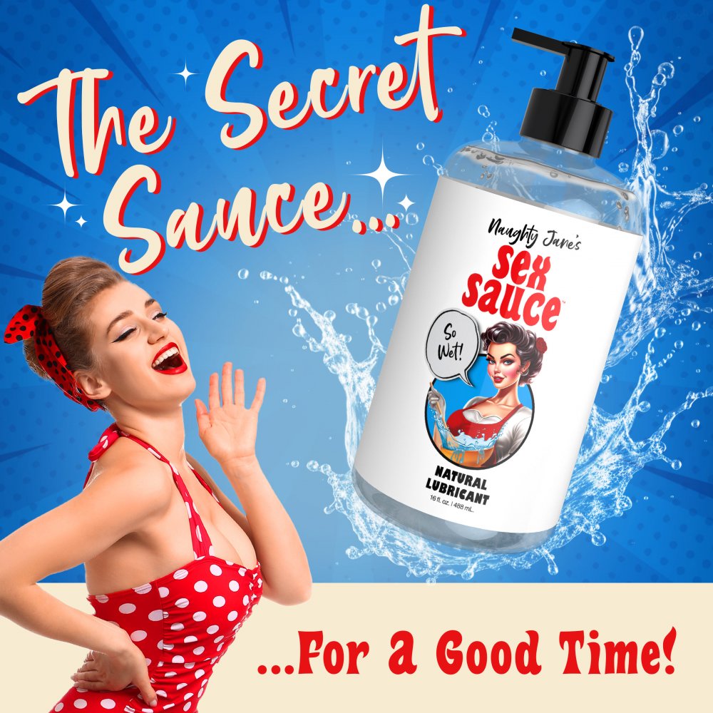 Naughty Jane's Sex Sauce Natural Lubricant - 16oz