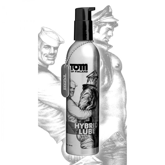 Tom of Finland Hybrid Lube- 8 oz -Dog Tag Included