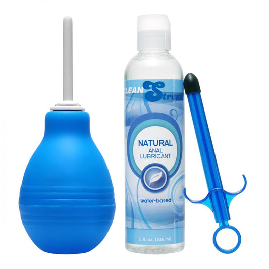 Enema Anal Stretching Kit with Plug and Desensitizing Lube