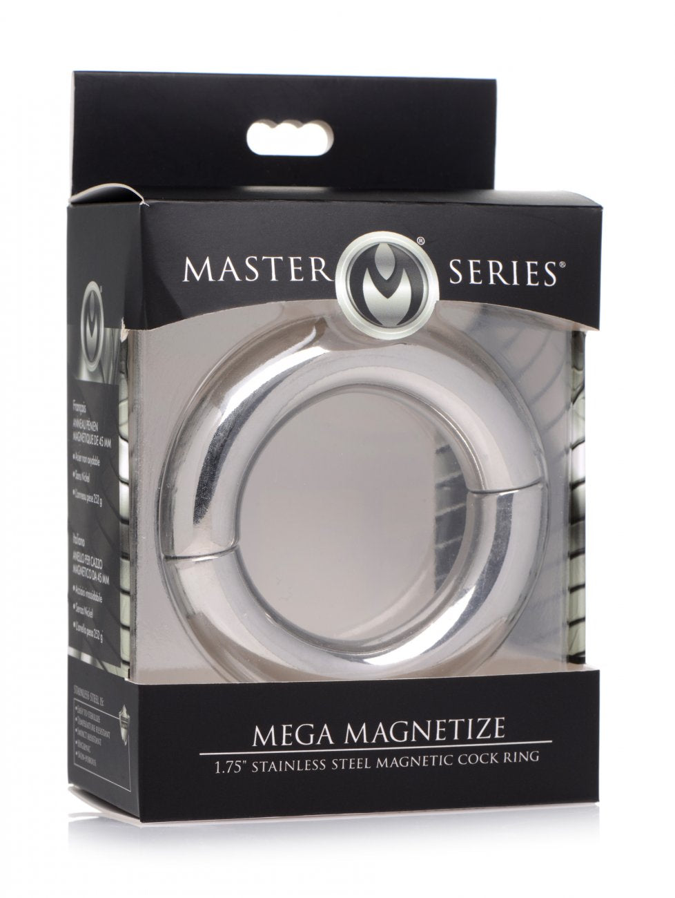 Mega Magnetize Stainless Steel Magnetic Cock Ring