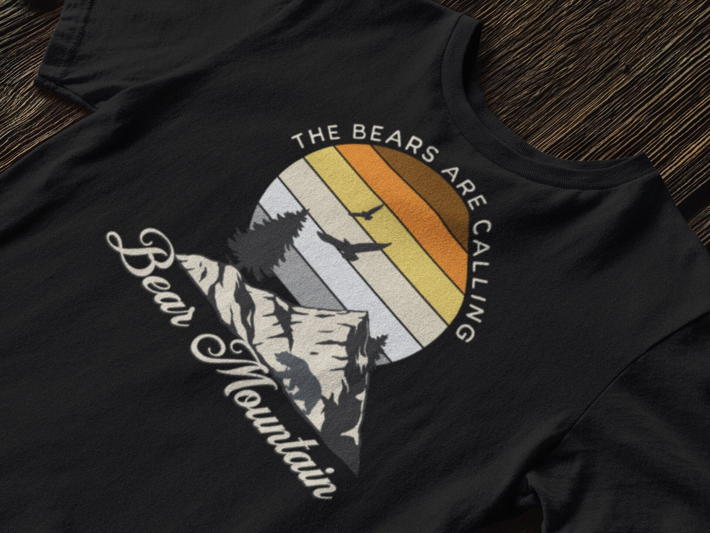 Bear Mountain T Shirt. Gay Bear Shirt. Gay Bear Flag Tee. Gay Bear Pride T-Shirt with Bear Flag. Gay Bear Pride. Gay Bear Event Shirt.