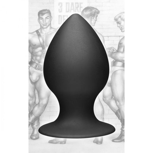 Tom of Finland XL Silicone Anal Plug, Collectors Pic & Dog Tag Included!